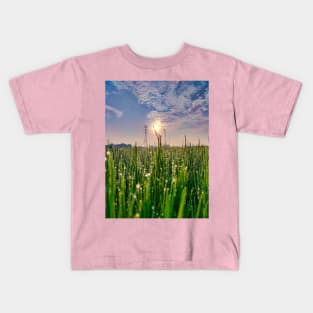 Sunrise And Morning Dew Kids T-Shirt